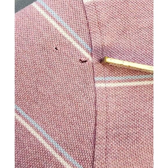 Brooks Brothers Polo Shirt Mens Slim XXL Slim Pink Striped Performance Preppy - Picture 7 of 16